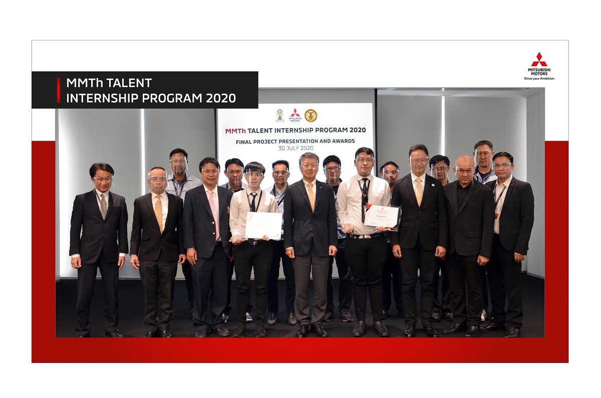Mitsubishi Motors Thailand Congratulates Interns from MMTh Talent RYT9