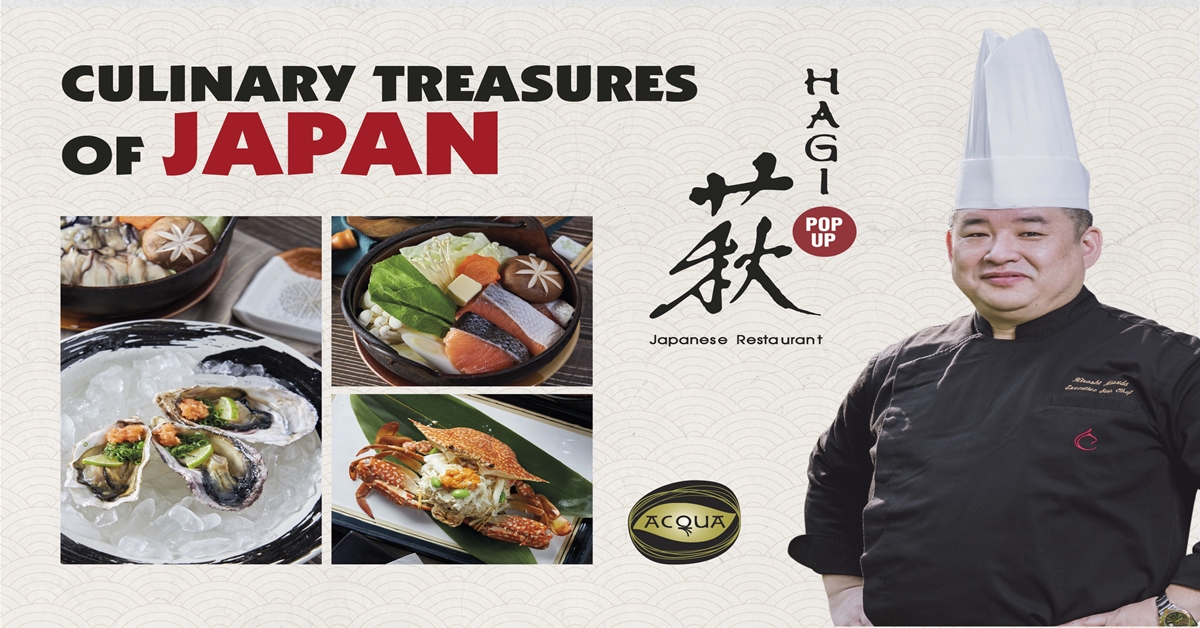 Culinary Treasures of Japan Hagi Pop Up, Japan's food artisans in ...