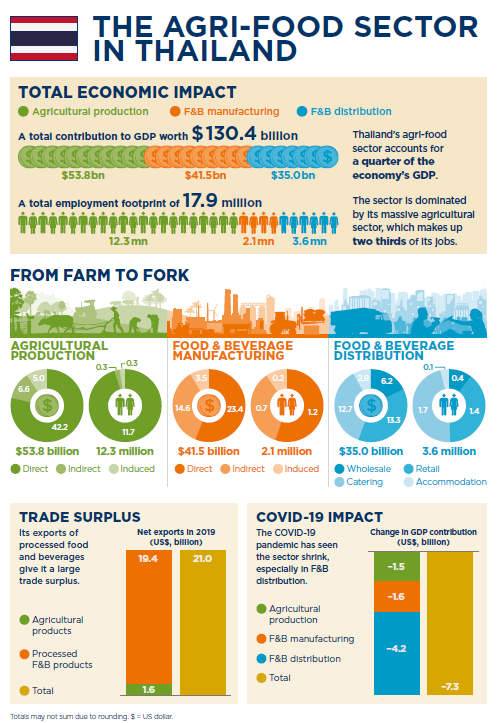 Thai agri-food sector shrank 6% last year but remains a significant ...