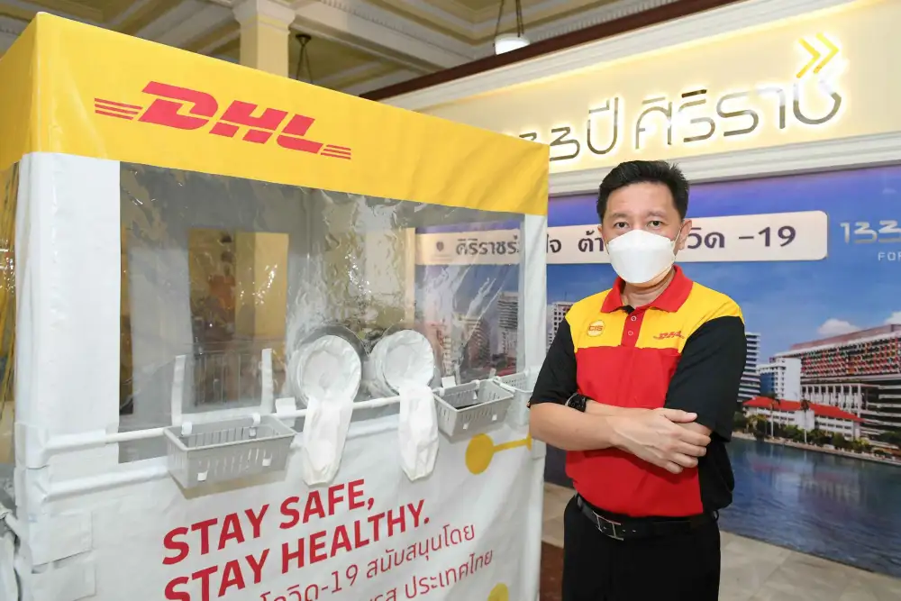 DHL Express Collaborates with Thai CoCare to Tackle COVID-19 and Builds a Safe Environment for the Medical Frontlines