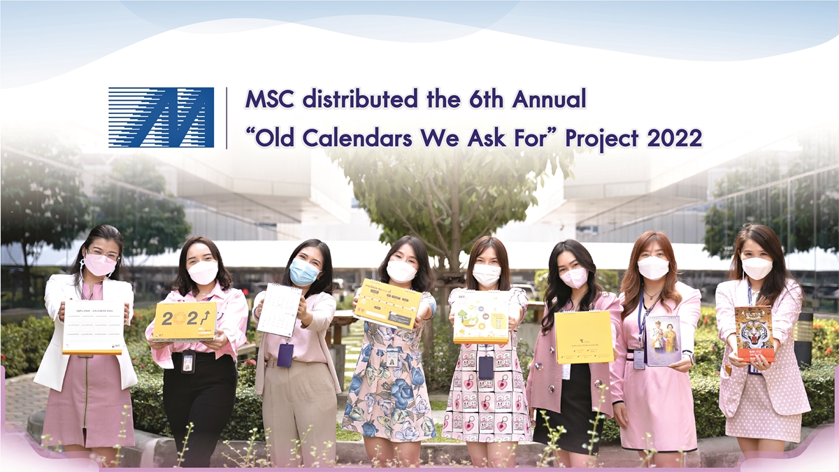 MSC distributed the 6th Annual Old Calendars We Ask For Project RYT9
