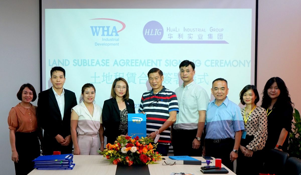 Junhao finalized Land Sublease Agreement to set new factory at WHA