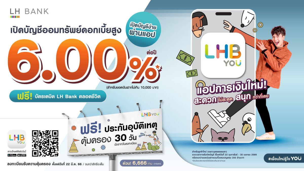 LH Bank ออกแคมเปญ "LHB You มอบความคุ้มครองเพราะห่วงใย สงกรานต์อุ่นใจ ...