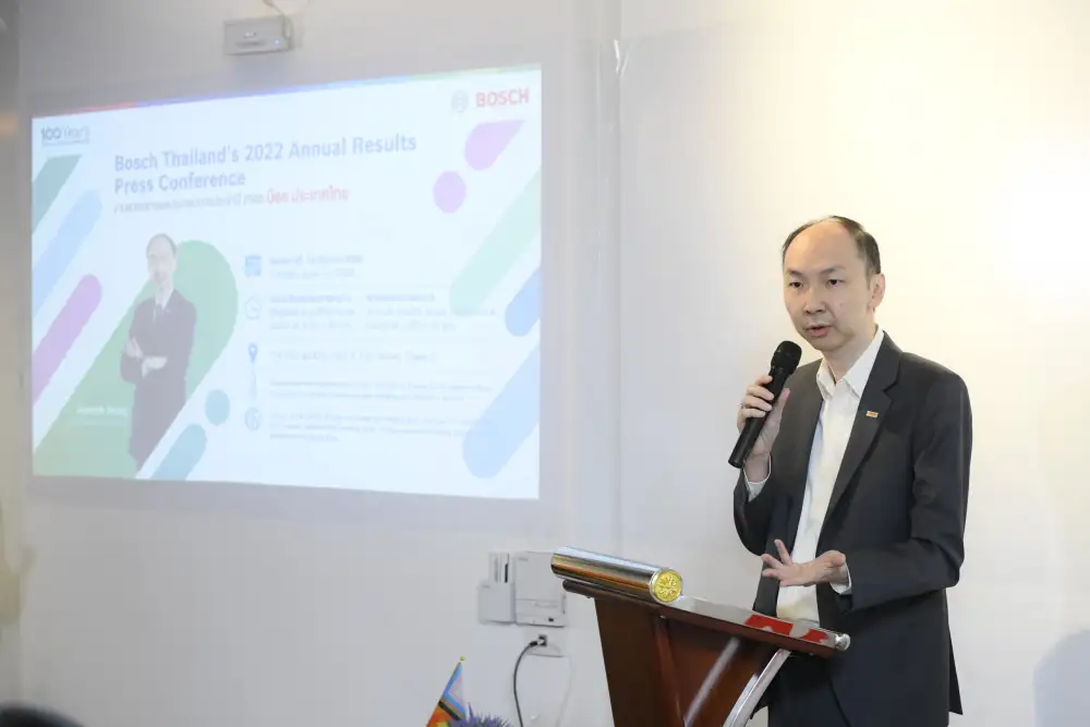 Annual financial results 2022 Bosch achieves double-digit growth in Thailand 100 years celebration - advocating for the sustainable future
