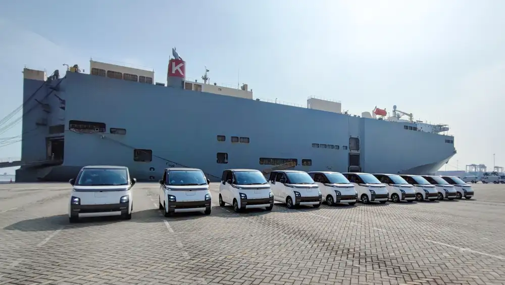 Wuling Air EV Shipment แรก 400 คัน ลงเรือจากอินโดนีเซียสู่ประเทศไทย