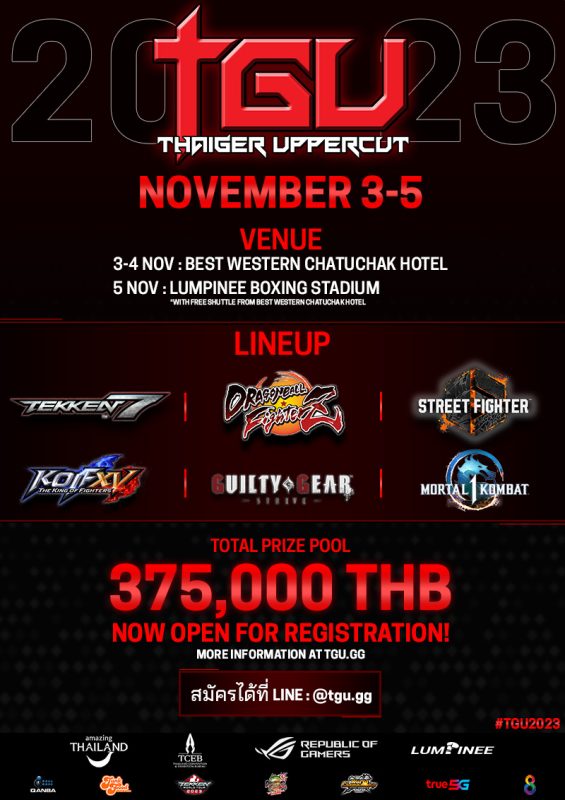 เตรียมพบกับ TGU 2023 (Thaiger Uppercut) RYT9