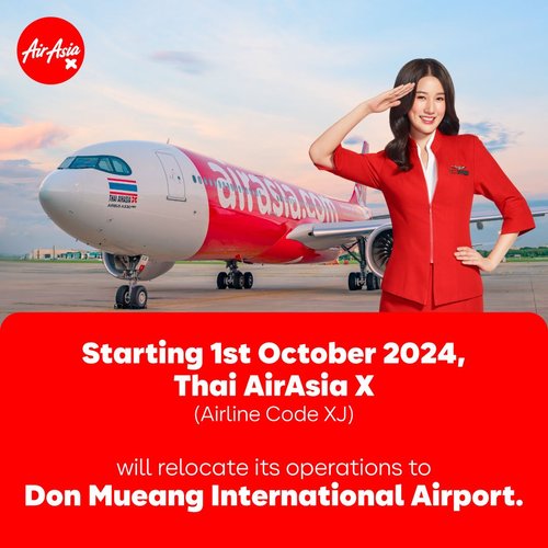 Thai AirAsia X to move all flight operations back to Don Mueang Airport ...