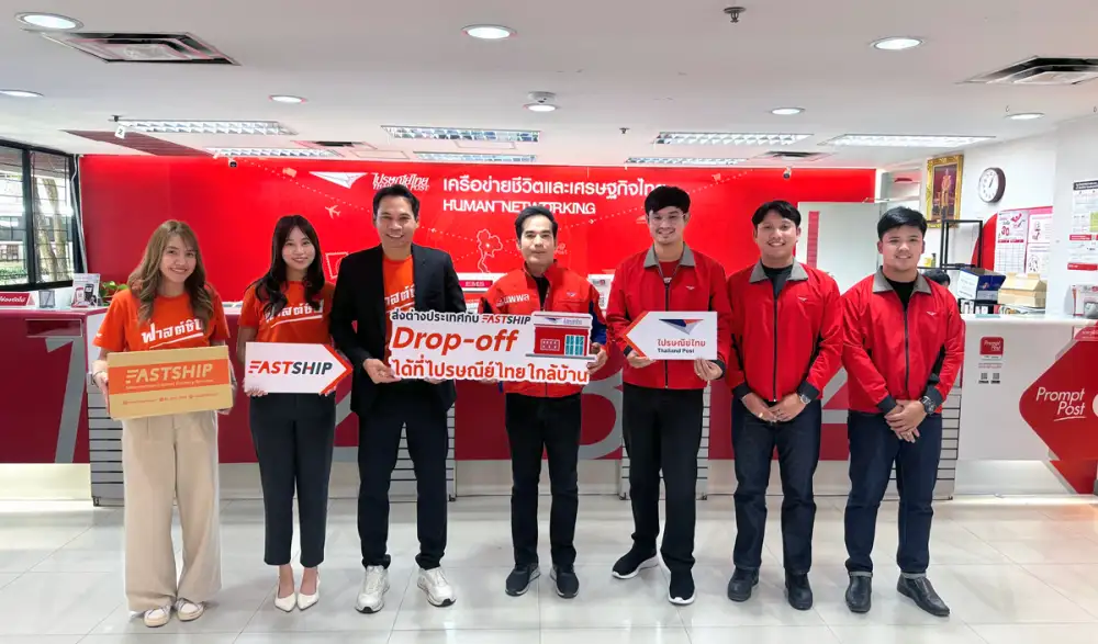 Fastship and Thailand Post have partnered to offer drop-off services at post offices nationwide
