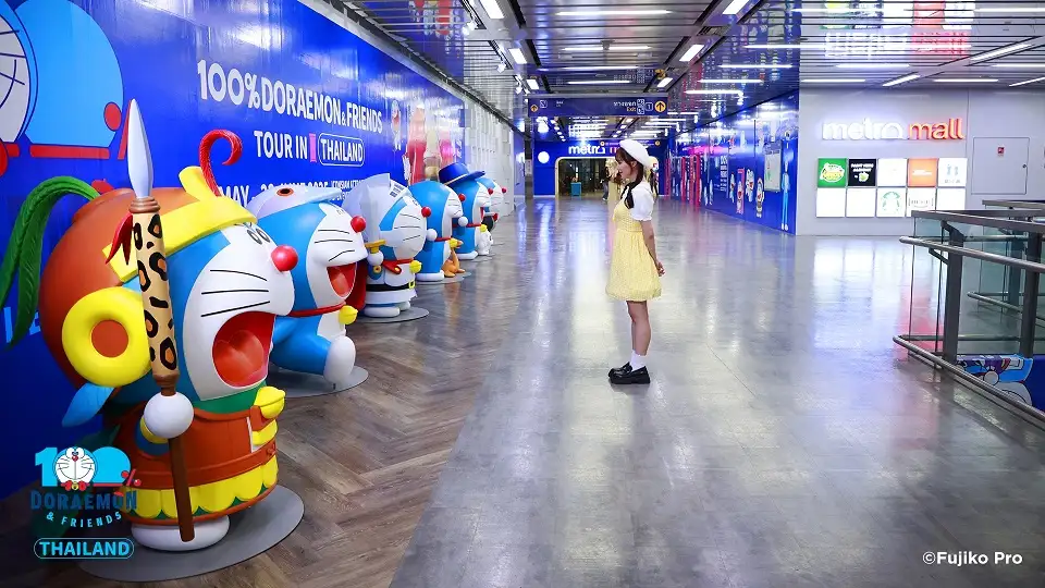 JAM พร้อมเสิร์ฟ นิทรรศการใหญ่ของหุ่นยนต์แมวฟ้า100% DORAEMON & FRIENDS TOUR IN THAILAND
