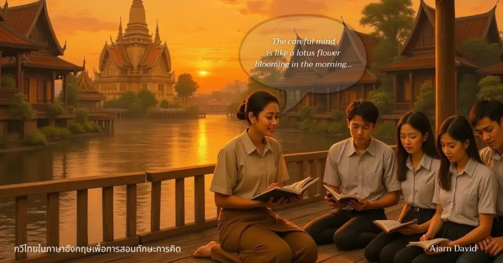 สำนักพิมพ์อีสาน สอนทักษะการคิดด้วยบทกวีไทย