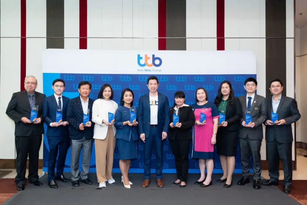 ทีทีบี ผนึกพันธมิตรช่วยกลุ่มลูกค้าบัญชีเงินเดือน มีชีวิตทางการเงินดีขึ้นรอบด้าน มอบรางวัล ttb financial well-being awards 2024 แก่องค์กรที่ร่วมยกระดับชีวิตพนักงาน