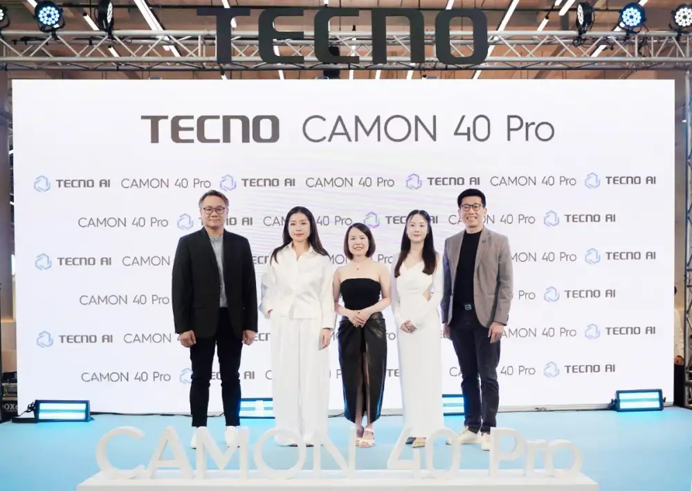 Synnex Thailand ร่วมเปิดตัว TECNO CAMON 40 PRO สมาร์ทโฟนรุ่นใหม่ที่ผสาน นวัตกรรมและแรงบันดาลใจไว้อย่างลงตัว ณ ศูนย์การค้า Emsphere