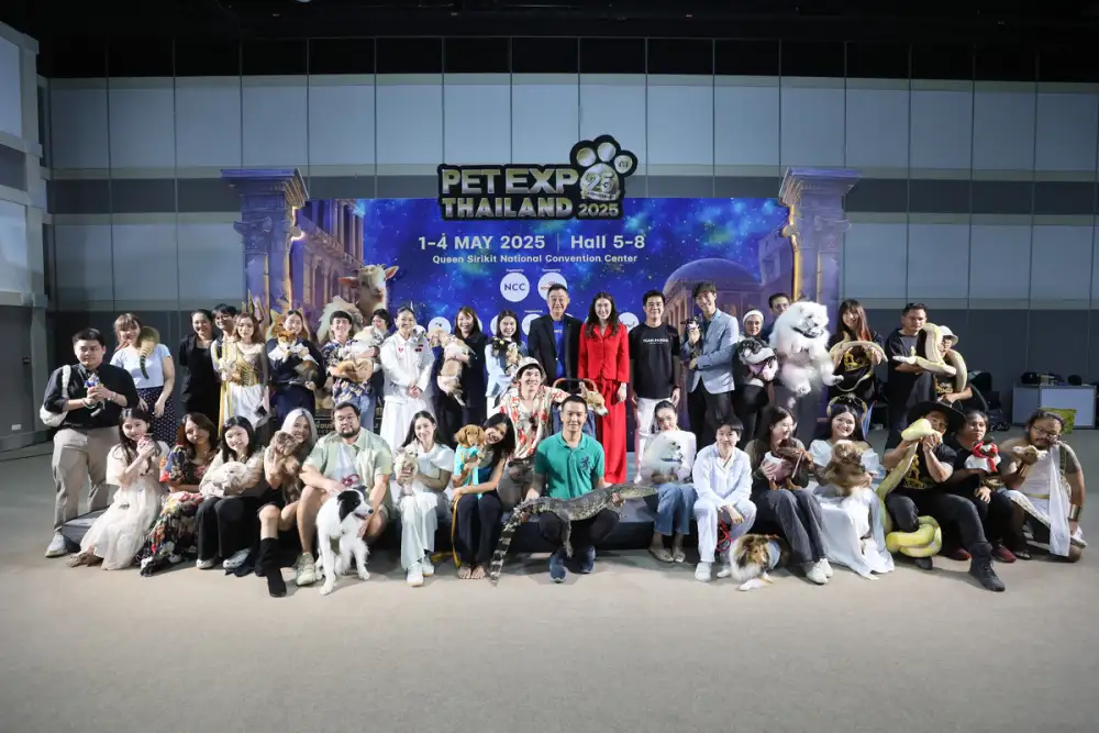 Pet Expo Thailand 2025 เปิดโลกสัตว์เลี้ยงไร้พรมแดน รับเทรนด์ธุรกิจโตแรง มูลค่าทะลุ 2.58 แสนล้านบาท