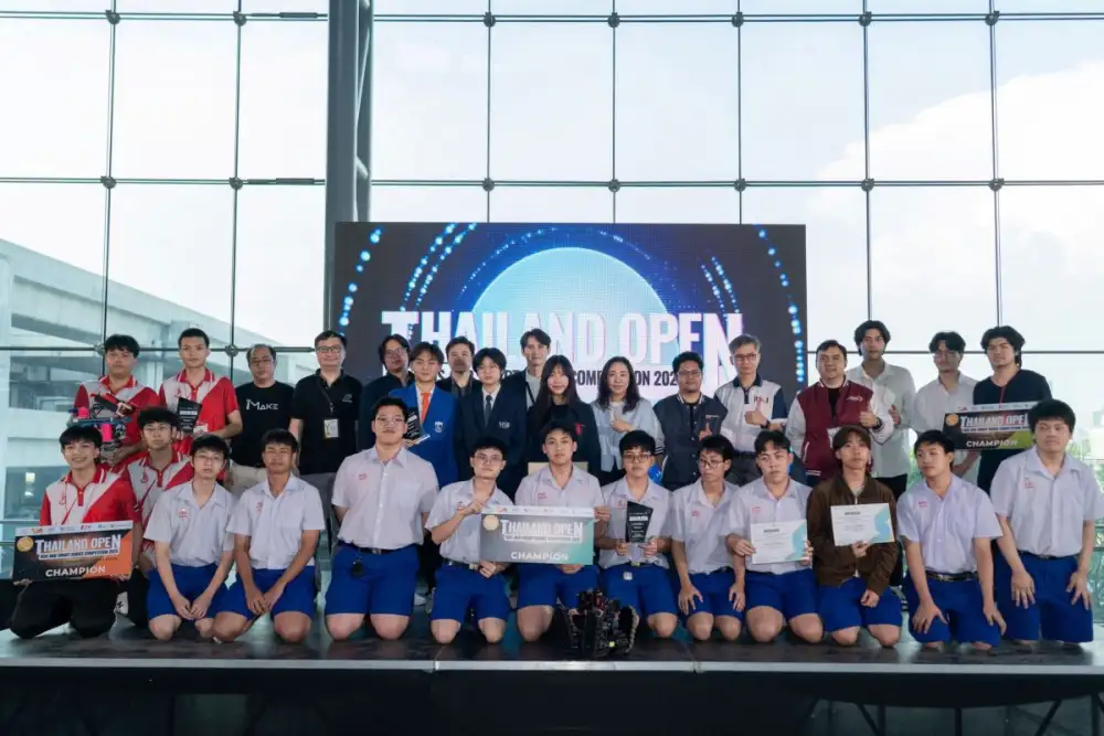 สุดยอดศึกหุ่นยนต์อัจฉริยะ Thailand Open ROS and Smart Robot Competition 2025 ปิดฉากสุดมันส์ เยาวชนไทยโชว์ศักยภาพก้าวสู่เวทีโลก