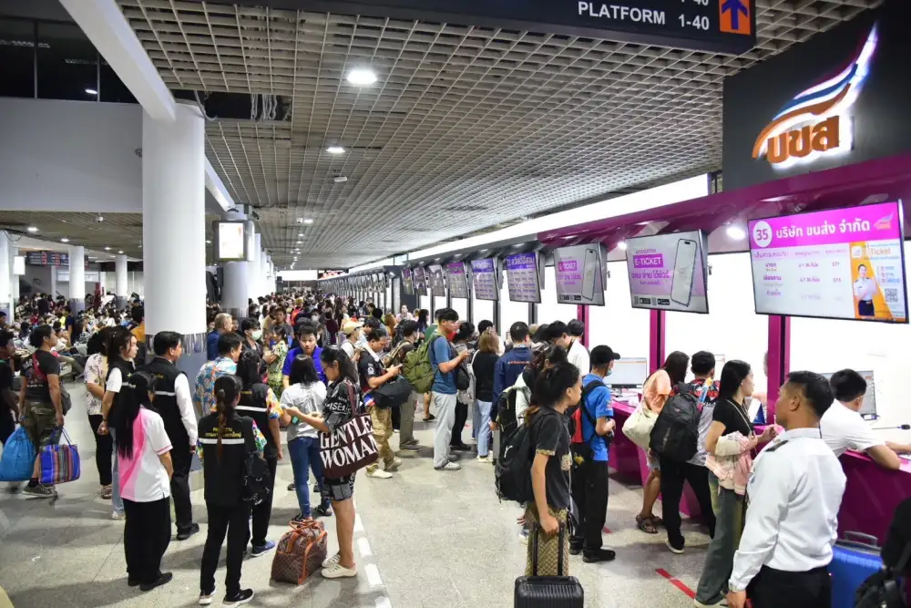 บขส.เปิดตัวเลขผู้โดยสารช่วงหยุดสงกรานต์วันแรกทำนิวไฮ 1.6 แสนคน