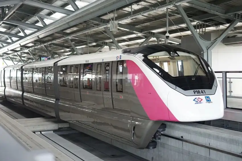 พร้อมแล้ว! รถไฟฟ้าสายสีชมพู เปิดให้บริการครบทุกสถานี ตั้งแต่ 16 เม.ย.