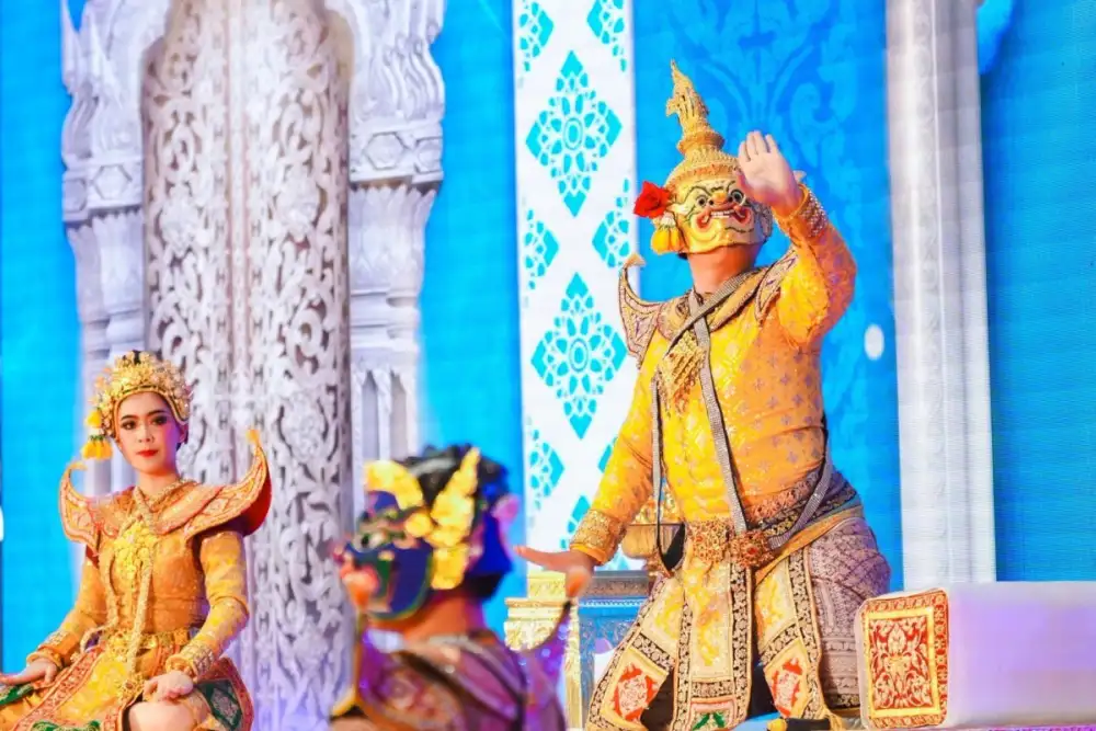 พาราไดซ์ พาร์ค พาคุณสัมผัสมนต์เสน่ห์มรดกแห่งสยาม PARADISE PARK KHON THE THEATER เรื่อง รามเกียรติ์ ชุด หนุมานชาญสมร อีกหนึ่งมหากาพย์การแสดงชุดยิ่งใหญ่ 23 เม.ย. นี้