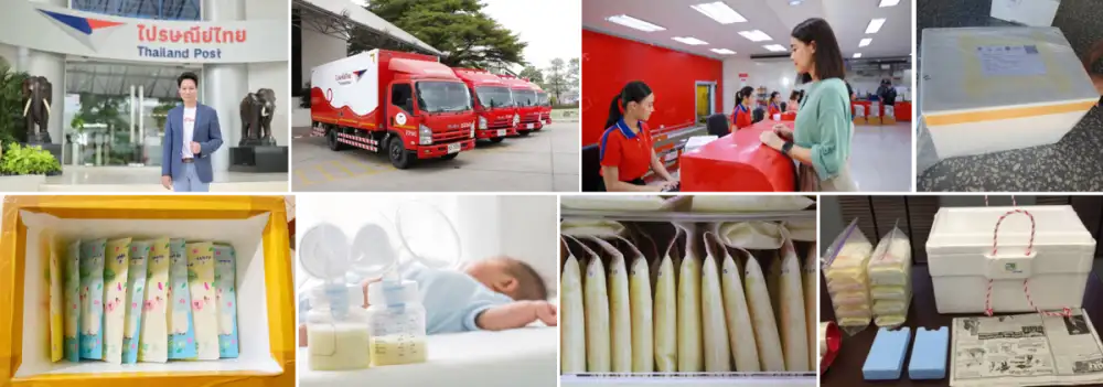 ไปรษณีย์ไทย ร่วมกรมอนามัย เปิดโซลูชันส่งน้ำนมแม่ด้วยบริการส่งด่วน EMS ฟรี เชื่อมโยงสายใจจากแม่สู่ลูก - หนุนกลุ่มเด็กแรกเกิดได้ดื่มนมแม่