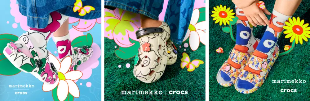 Marimekko จับมือ Crocs เปิดตัวลิมิเต็ดคอลเลกชันครั้งแรก เติมสีสันความสนุกรับฤดูใบไม้ผลิ
