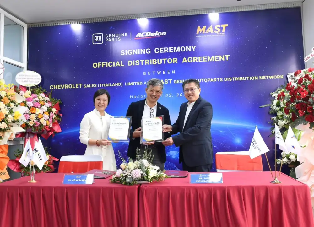 ACDelco เดินหน้ารุกตลาดอาเซียน! ประกาศแต่งตั้ง MAST Vietnam เป็นตัวแทนจำหน่ายอย่างเป็นทางการในเวียดนาม