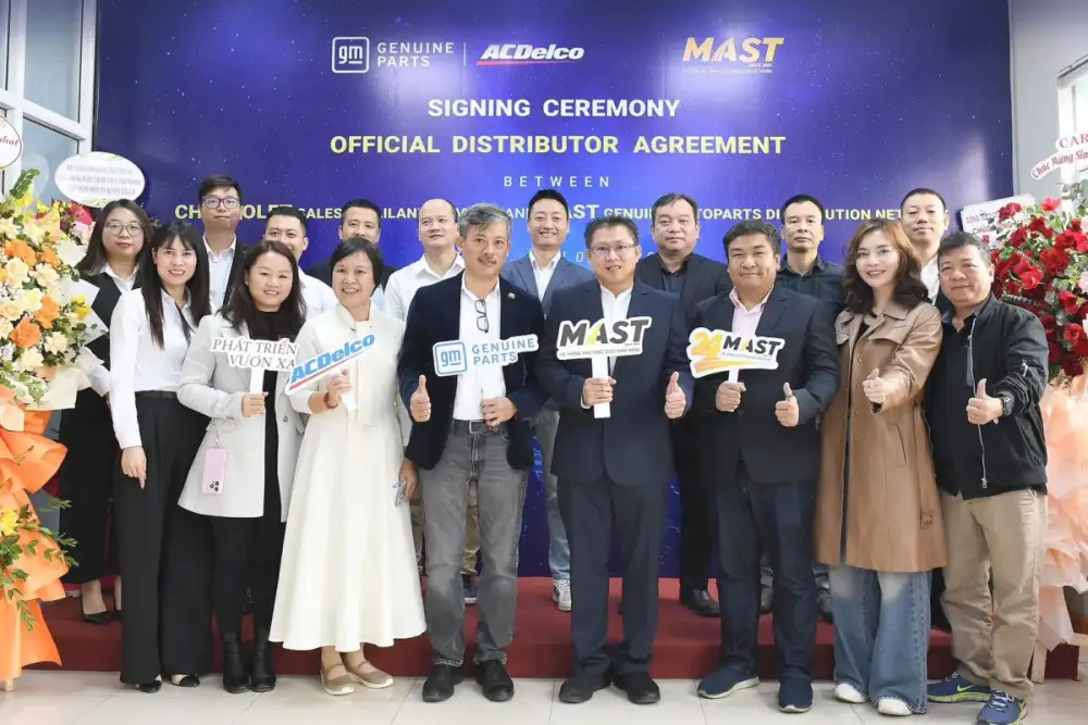 ACDelco เดินหน้ารุกตลาดอาเซียน! ประกาศแต่งตั้ง MAST Vietnam เป็นตัวแทนจำหน่ายอย่างเป็นทางการในเวียดนาม
