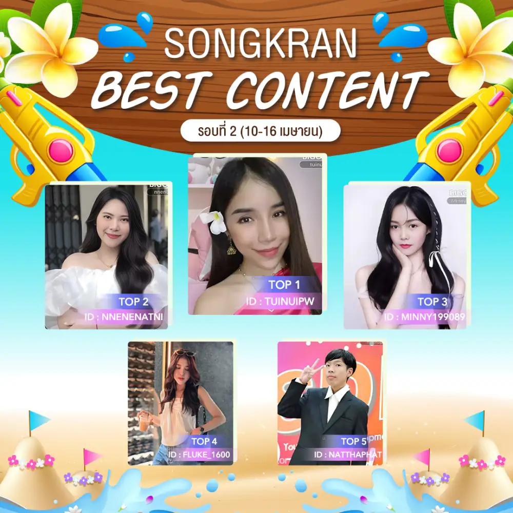 ครีเอเตอร์ Bigo Live ร่วมฉลองสงกรานต์ พร้อมเสิร์ฟความสนุก สะท้อนวัฒนธรรม