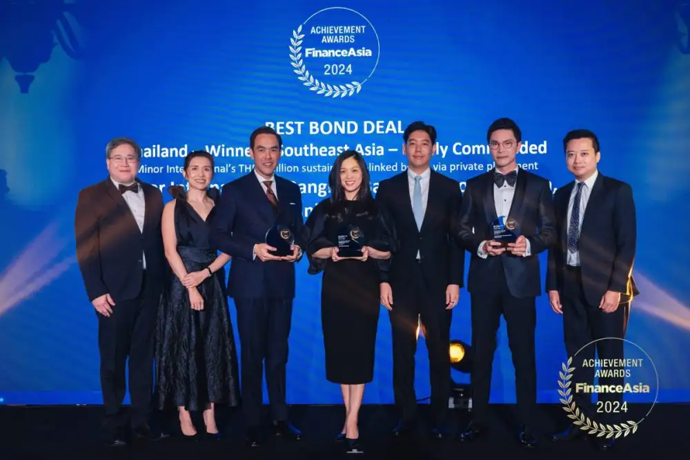 บล.เกียรตินาคินภัทร โชว์ศักยภาพด้านตราสารหนี้ คว้า 4 รางวัลใหญ่ จาก FinanceAsia และ The Asset