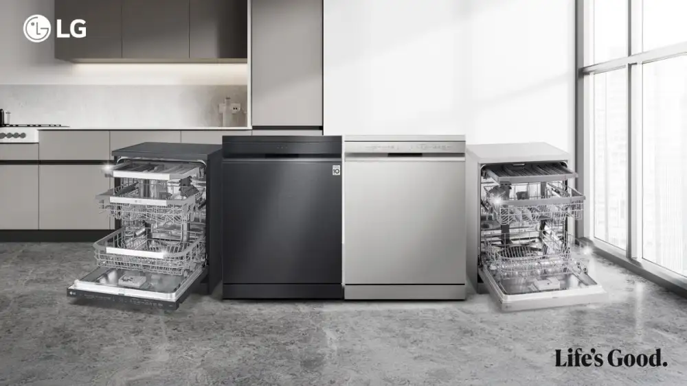 แอลจีรุกตลาดเครื่องล้างจาน เปิดตัวไลน์อัปใหม่ครั้งแรก ชูจุดแข็งเทคโนโลยีล้ำสมัยเพื่อสุขอนามัยและความสะดวกสบาย ตอบโจทย์ทุกความต้องการของผู้บริโภค