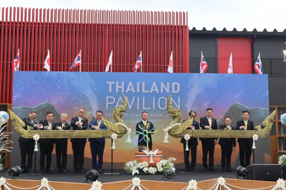 พิธีเปิดอาคารนิทรรศการไทย (Thailand Pavilion) สุดยิ่งใหญ่