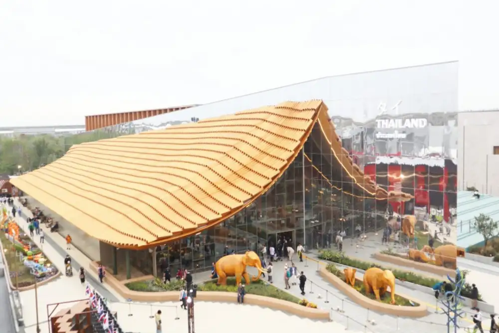 พิธีเปิดอาคารนิทรรศการไทย (Thailand Pavilion) สุดยิ่งใหญ่