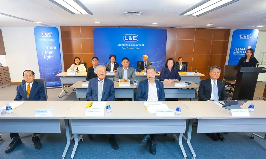 L&E จัดประชุมสามัญผู้ถือหุ้นประจำปี 2568 ผถห. ไฟเขียวทุกวาระ พร้อมแจกปันผล 0.05 บาท/หุ้น