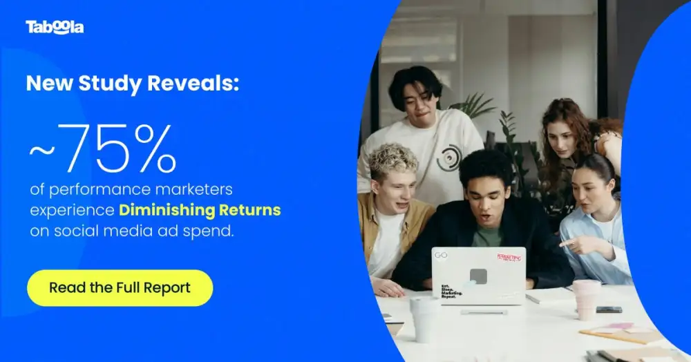 ผลสำรวจใหม่เผย เกือบ 75% ของนักการตลาดสาย Performance เผชิญกับผลตอบแทนที่ลดลงจากการใช้จ่ายโฆษณาบนโซเชียลมีเดีย และกว่า 50% กำลังขยายโอกาสสู่ช่องทางใหม่ ๆ
