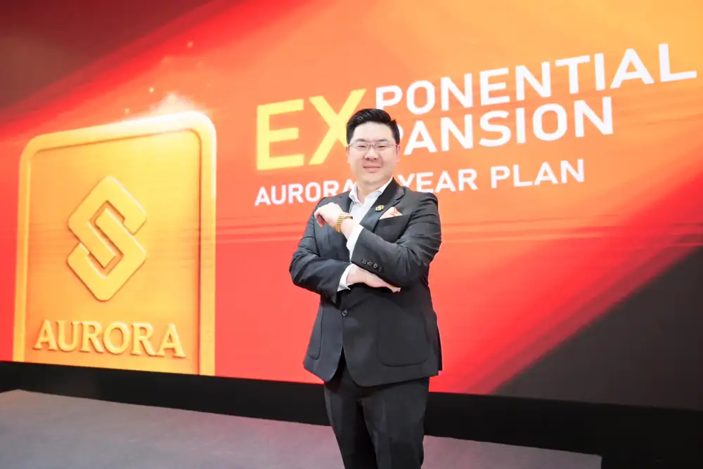 ออโรร่า เปิดแผน 3 ปี ผู้นำร้านค้าปลีกทองคำไทย เติบโตแบบ Exponential วางเป้าพอร์ตทองมาเงินไปแตะ 20,000 ลบ. ในปี 2570